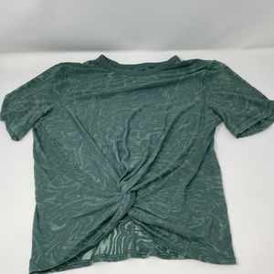 Lululemon green veil top